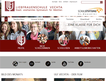 Tablet Screenshot of liebfrauenschulevechta.de